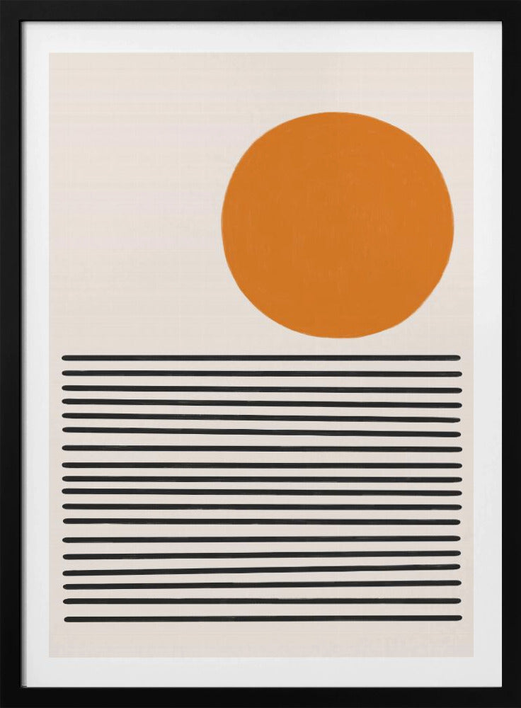 Minimalistische Meereslandschaft | Poster