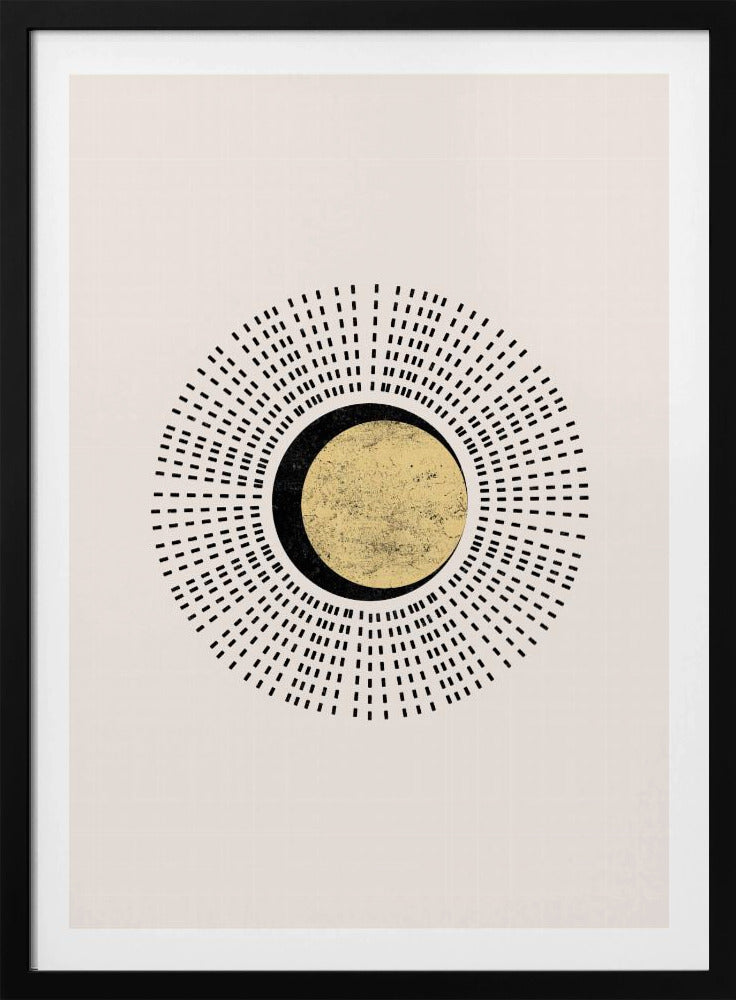 Minimalistische Sonne | Poster