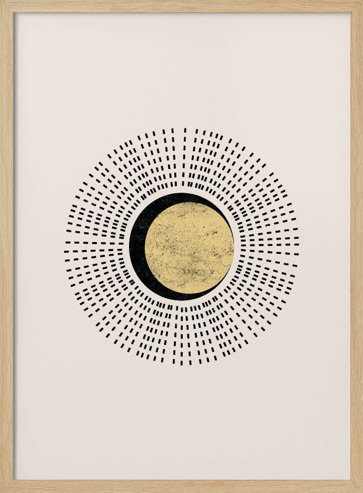 Minimalistische Sonne | Poster