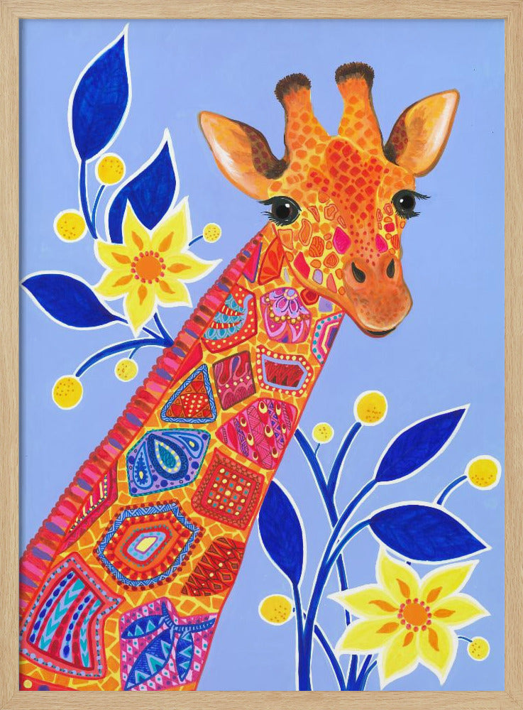 Gemusterte Giraffe | Poster
