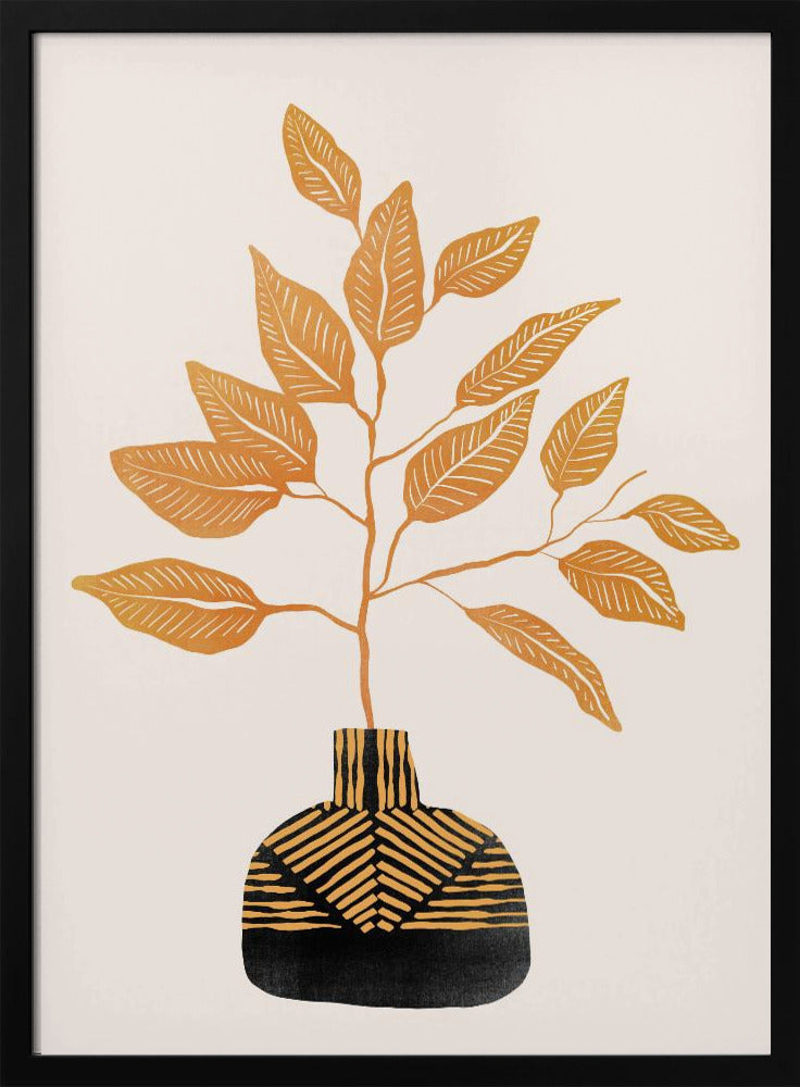 Tribal Vase von Catsanddotz 32 x 40 Zoll | Poster