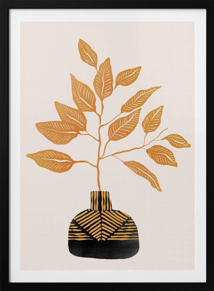 Tribal Vase von Catsanddotz 32 x 40 Zoll | Poster