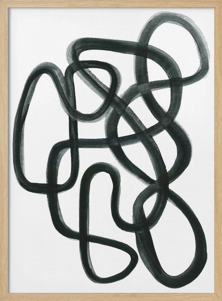 Abstrakt in Schwarz | Poster