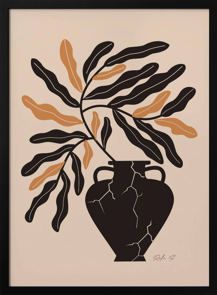 Sanftes Leben in einer zerbrochenen Vase | Poster