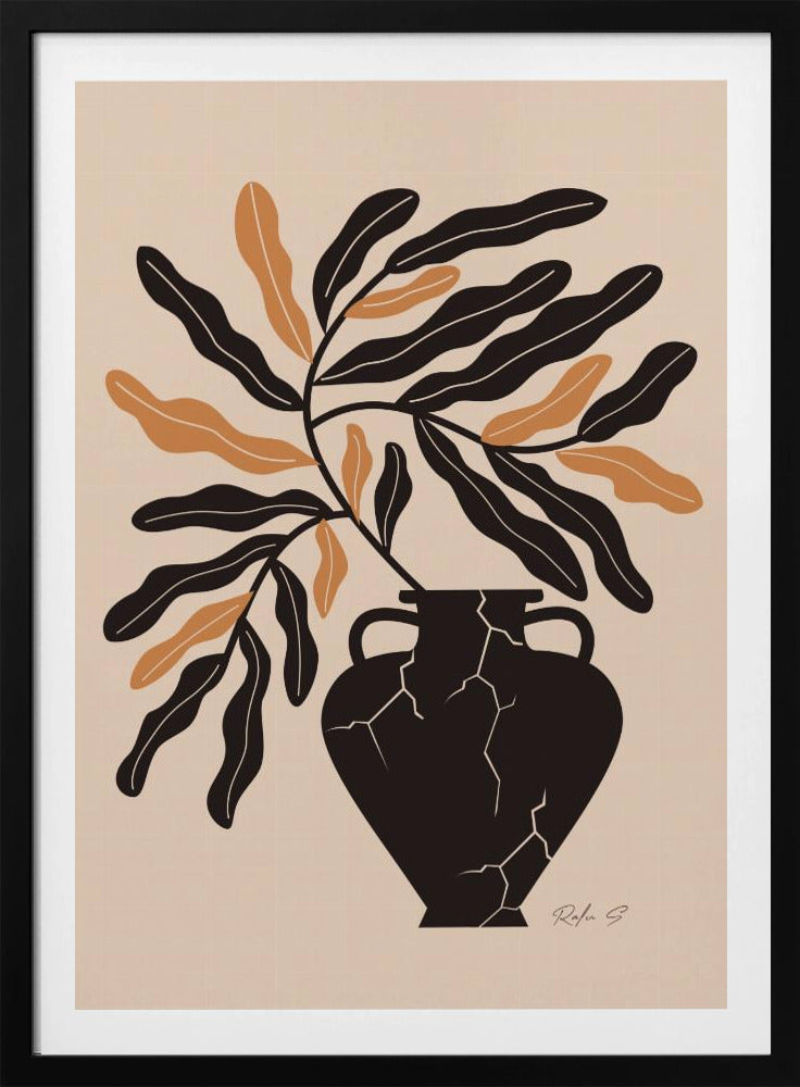Sanftes Leben in einer zerbrochenen Vase | Poster