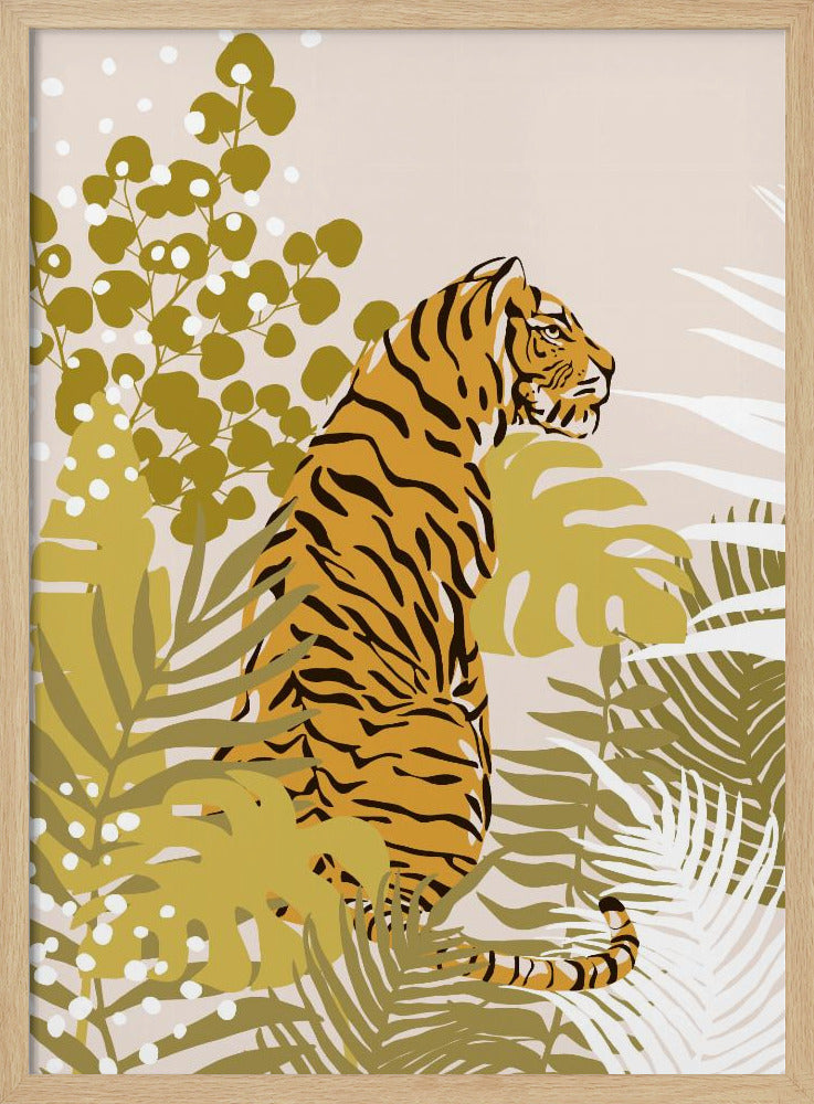 Tiger von Cats and Dotz, 76,2 x 106,7 cm, Poster