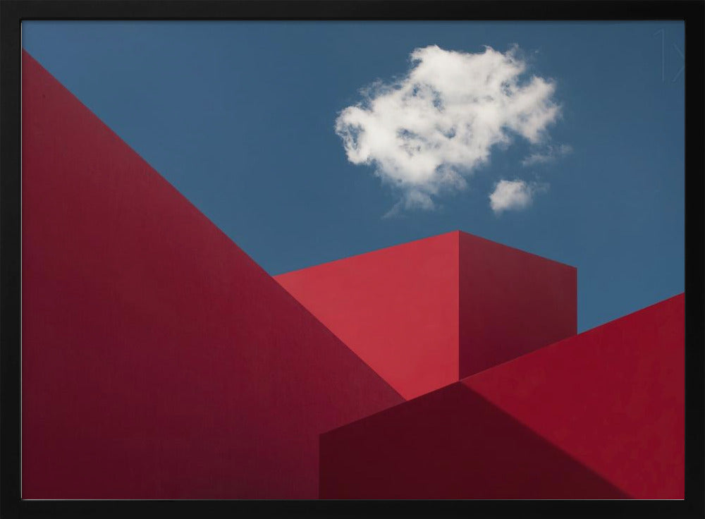 Rote Formen | Poster