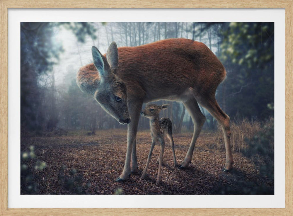 Mutter und Kitz | Poster