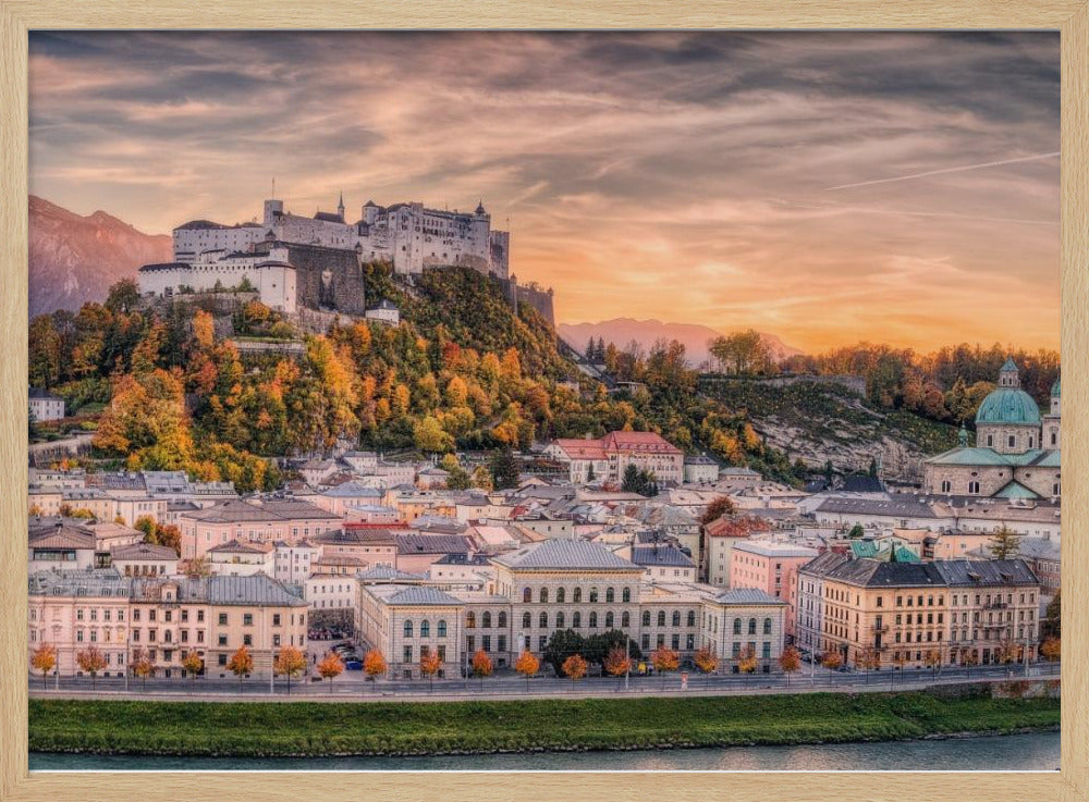 Salzburg in Herbstfarben | Poster