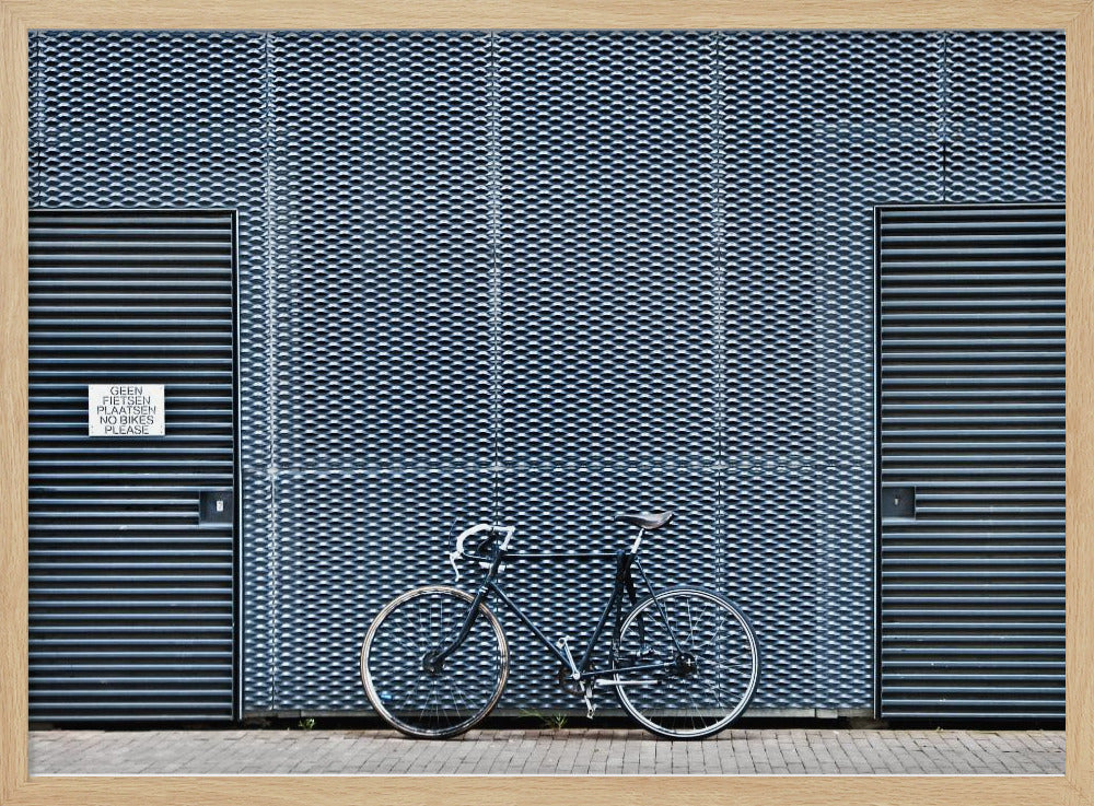 keine Fahrräder bitte | Poster