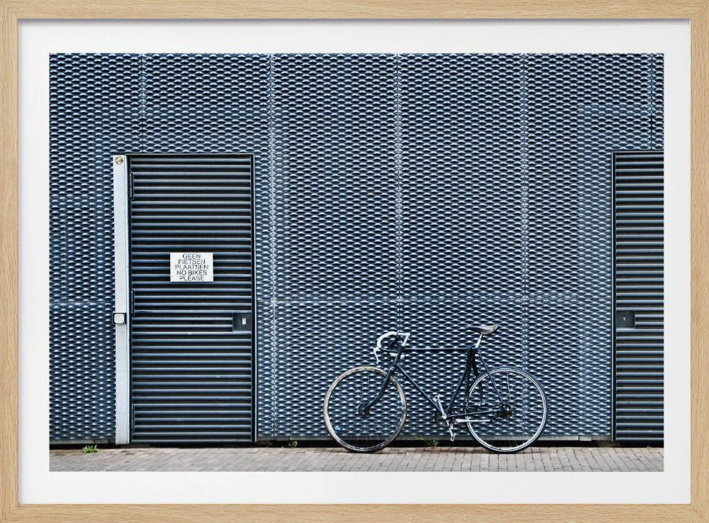keine Fahrräder bitte | Poster