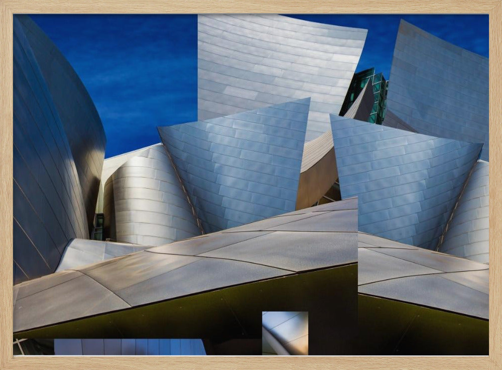 Disney Concert Hall-Montage (Farbversion) | Poster