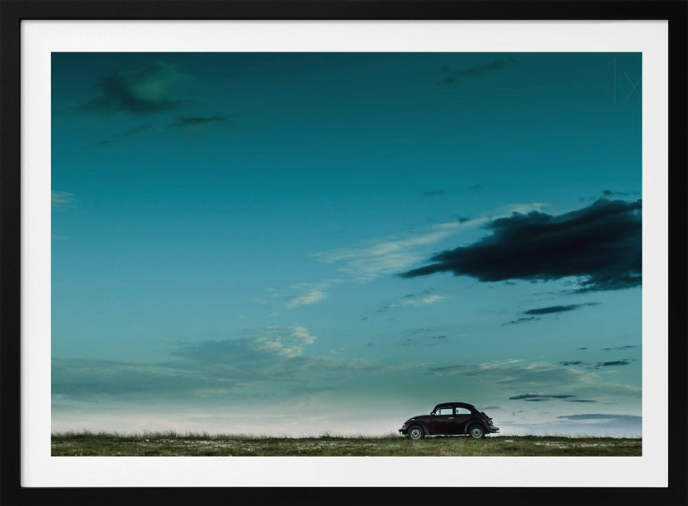 Der rote VW Käfer | Poster