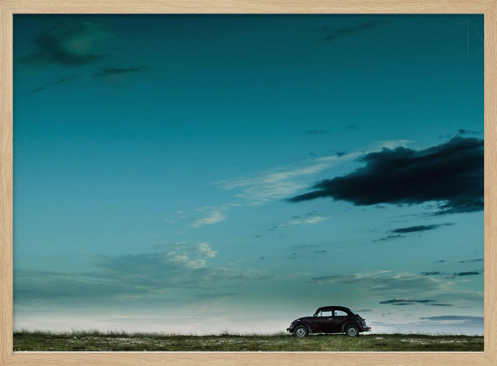 Der rote VW Käfer | Poster