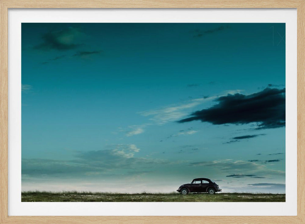 Der rote VW Käfer | Poster