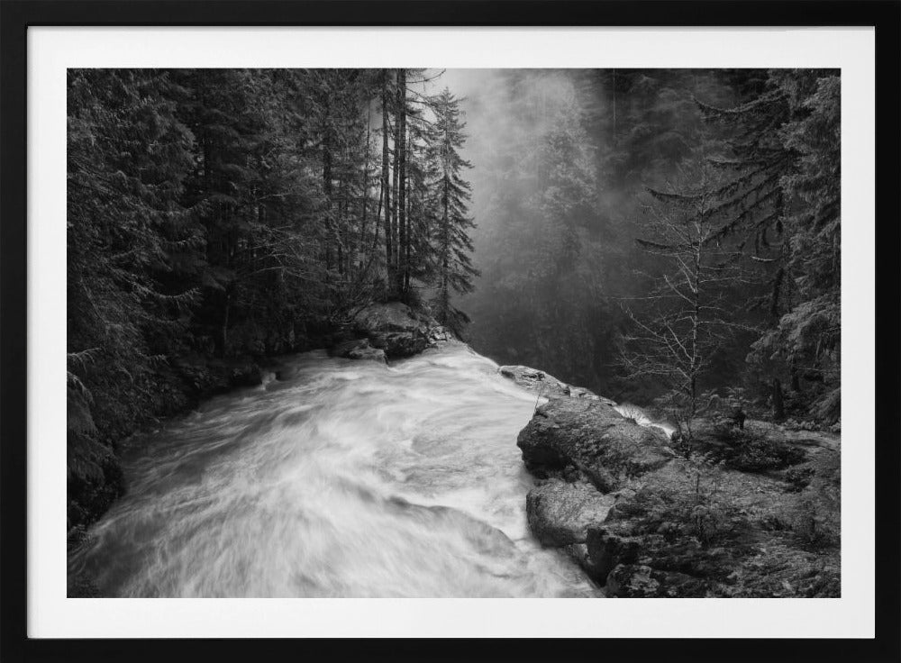 Über den Wasserfällen | Poster
