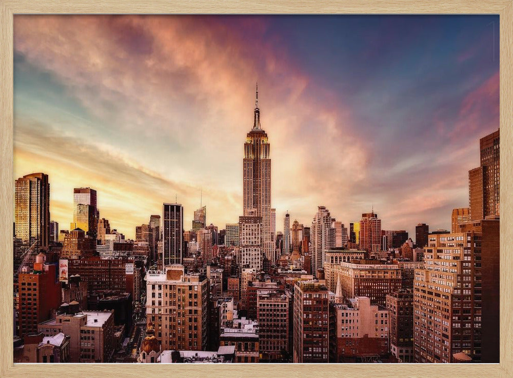 Sonnenuntergang in Midtown | Poster