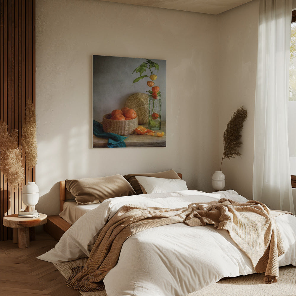 Stillleben mit Clementinen | Leinwand