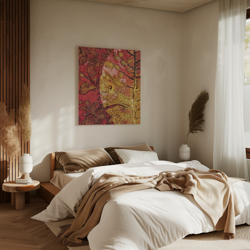 Sterbendes Blatt | Leinwand