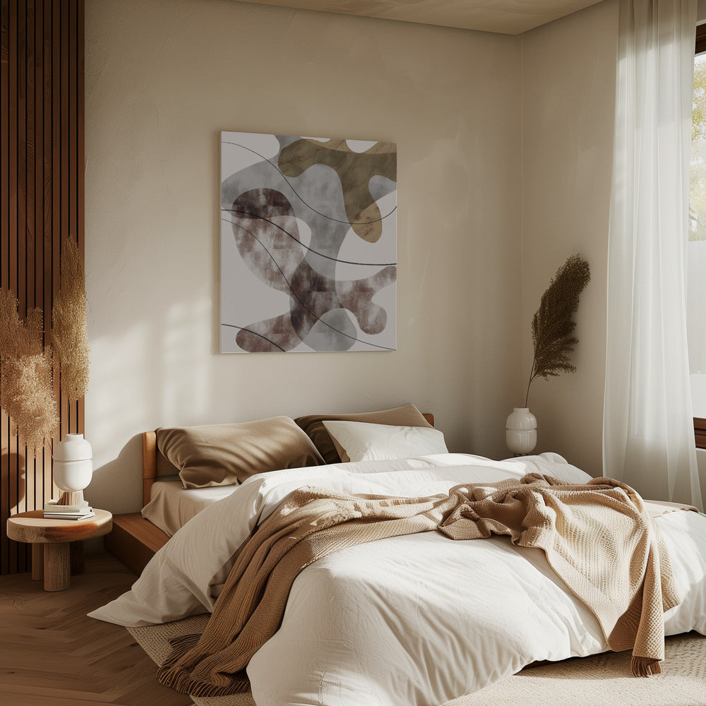 Braune Algen | Leinwand