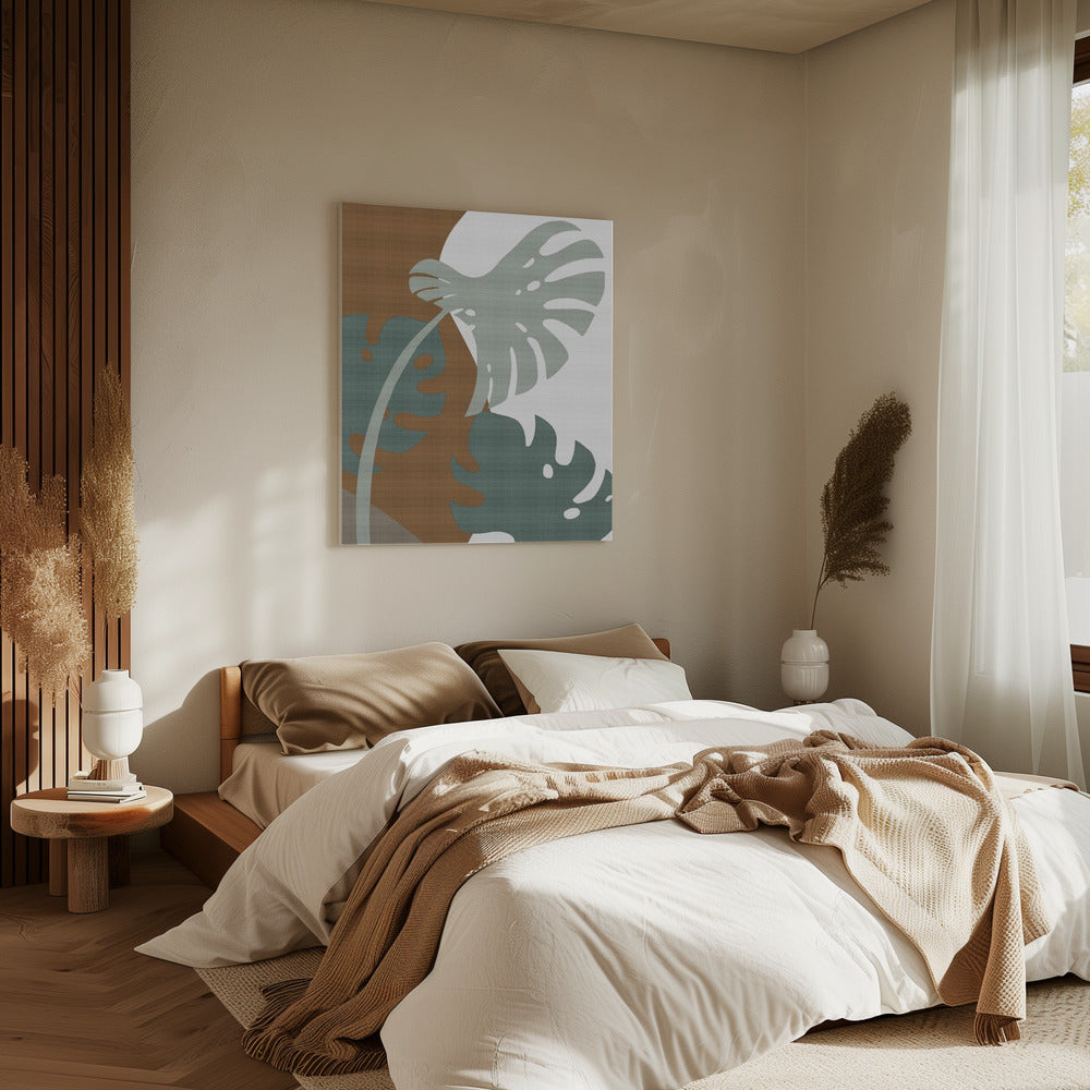 Monstera Cut Out 03 | Leinwand