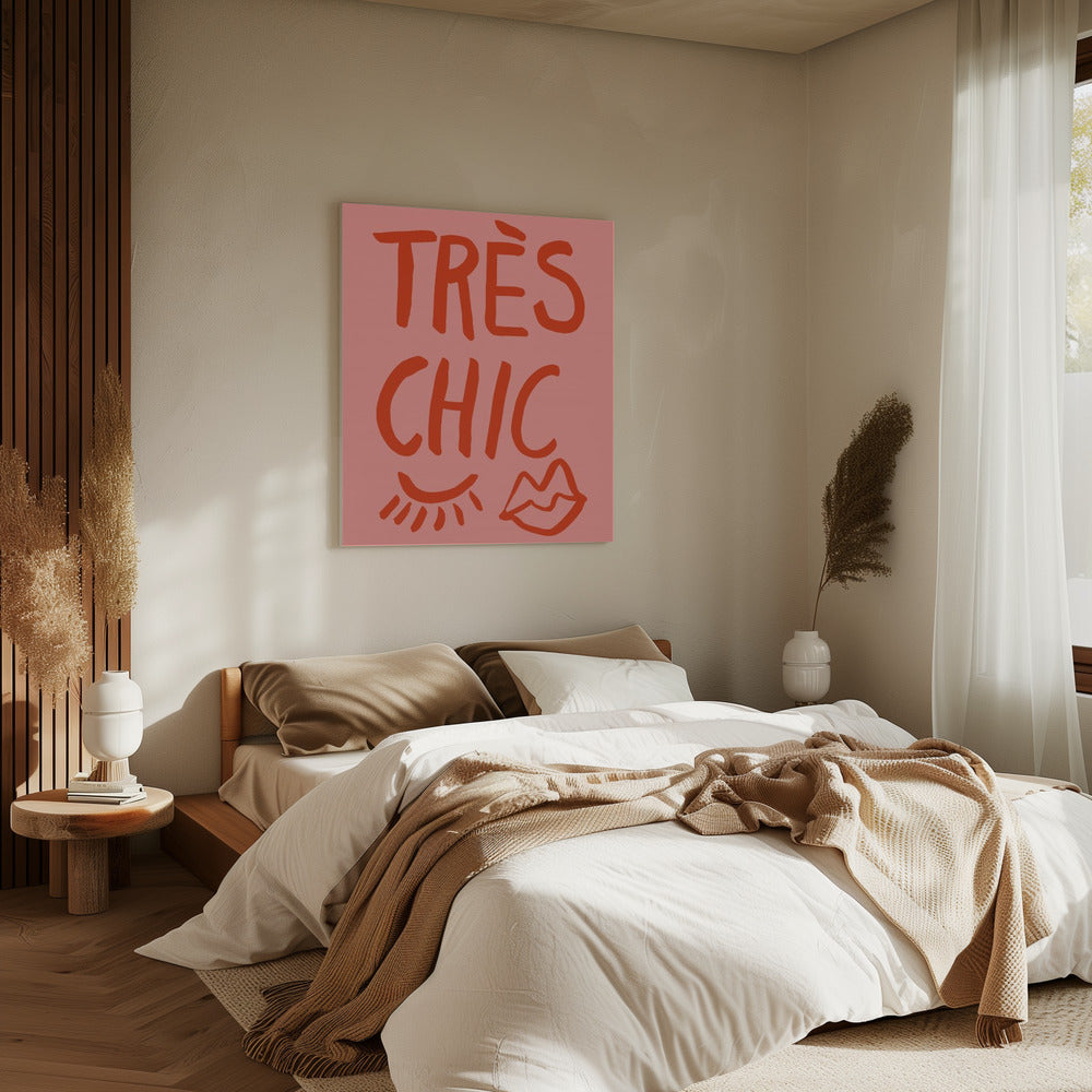 Très Chic Rosa | Leinwand