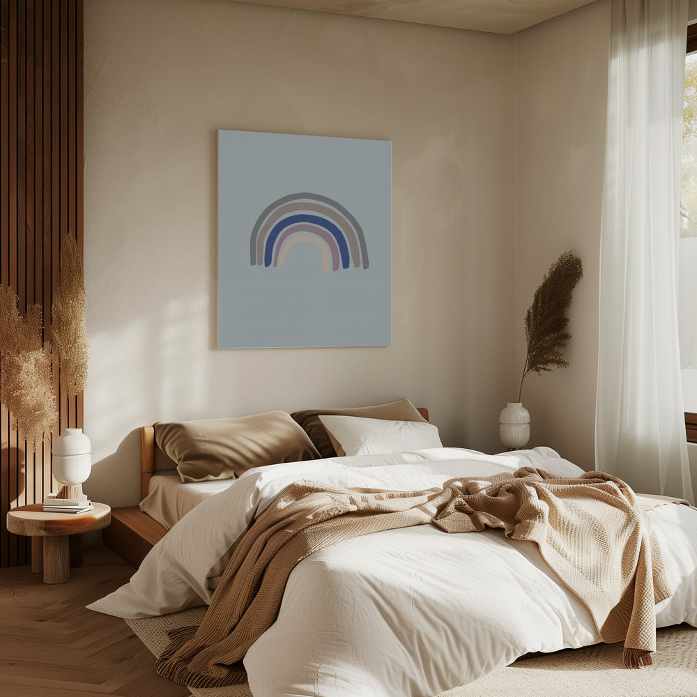 Regenbogenblau | Leinwand