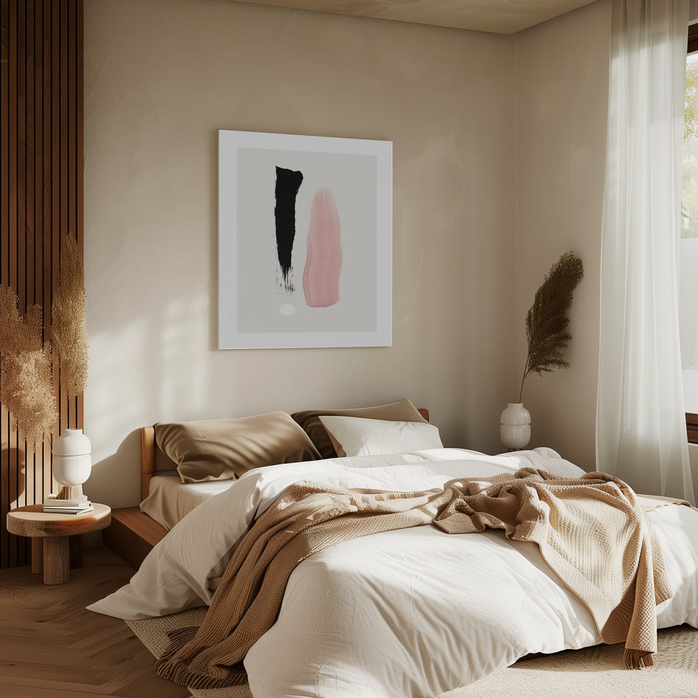 Minimalistische Pinselstriche | Leinwand