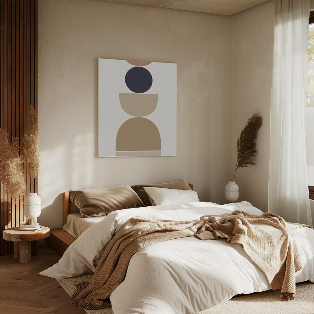 Abstrakte geometrische Harmonie | Leinwand