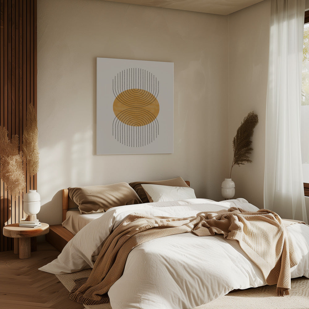 Symmetrische Wellen | Leinwand