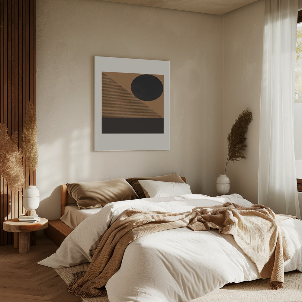 Geometrische Finsternis | Leinwand