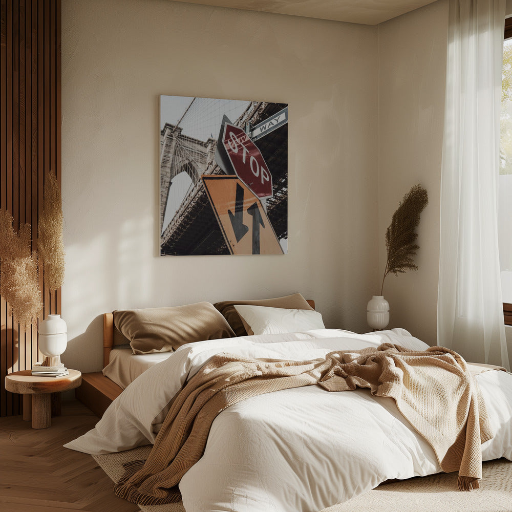 Brooklyn Bridge Haltestelle | Leinwand
