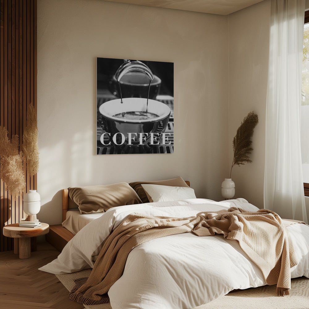 Kaffeetext 2 | Leinwand