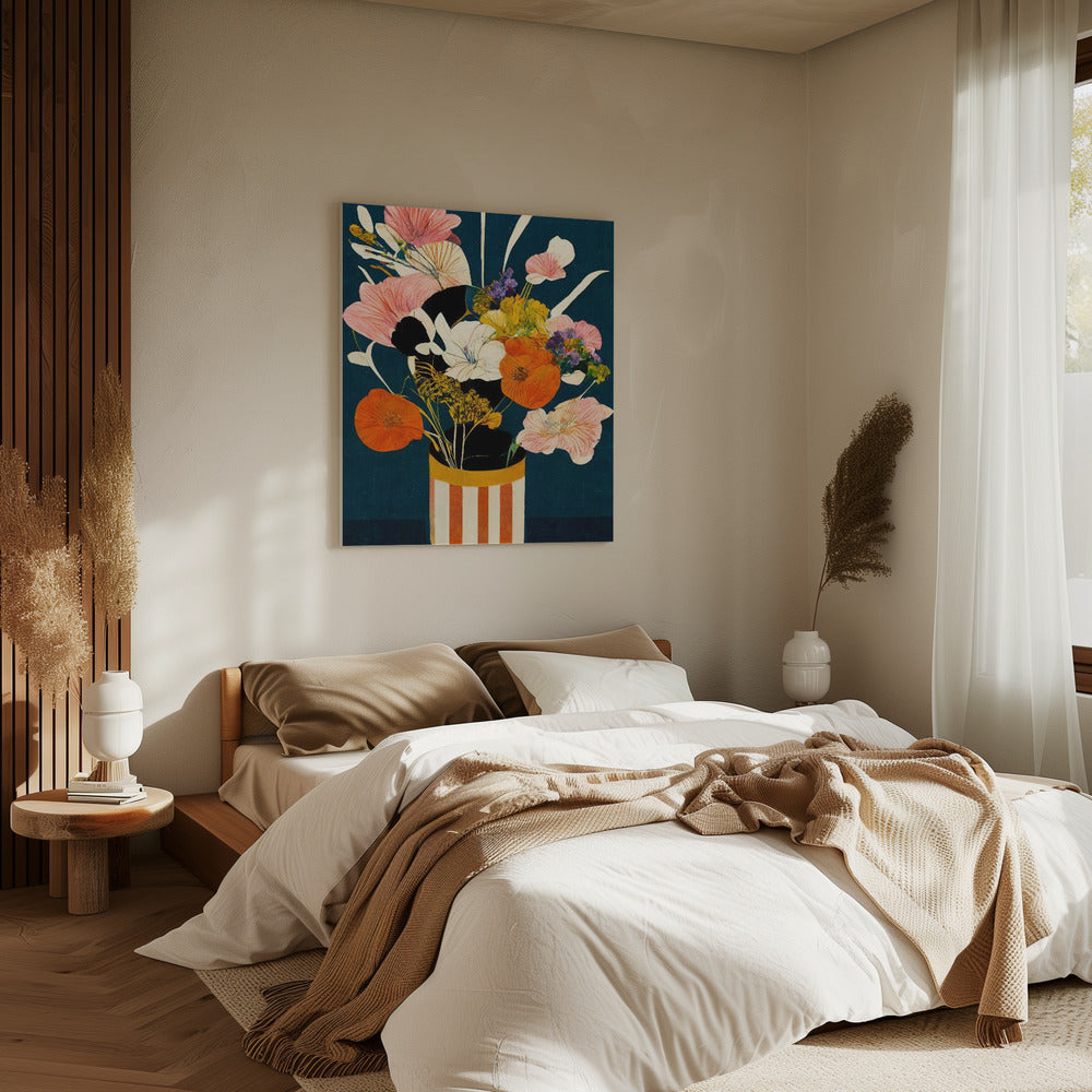 Lebendige Blüten | Leinwand