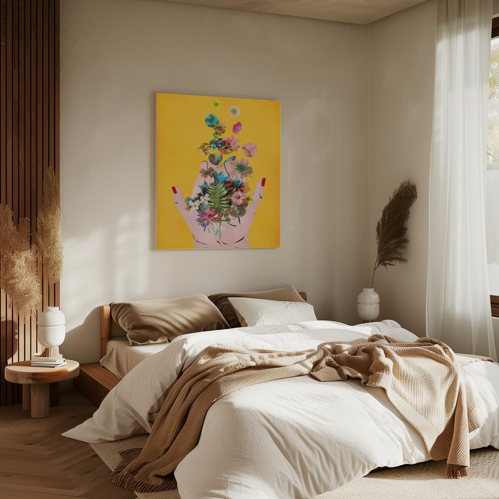 Floraler Wirbelwind | Leinwand