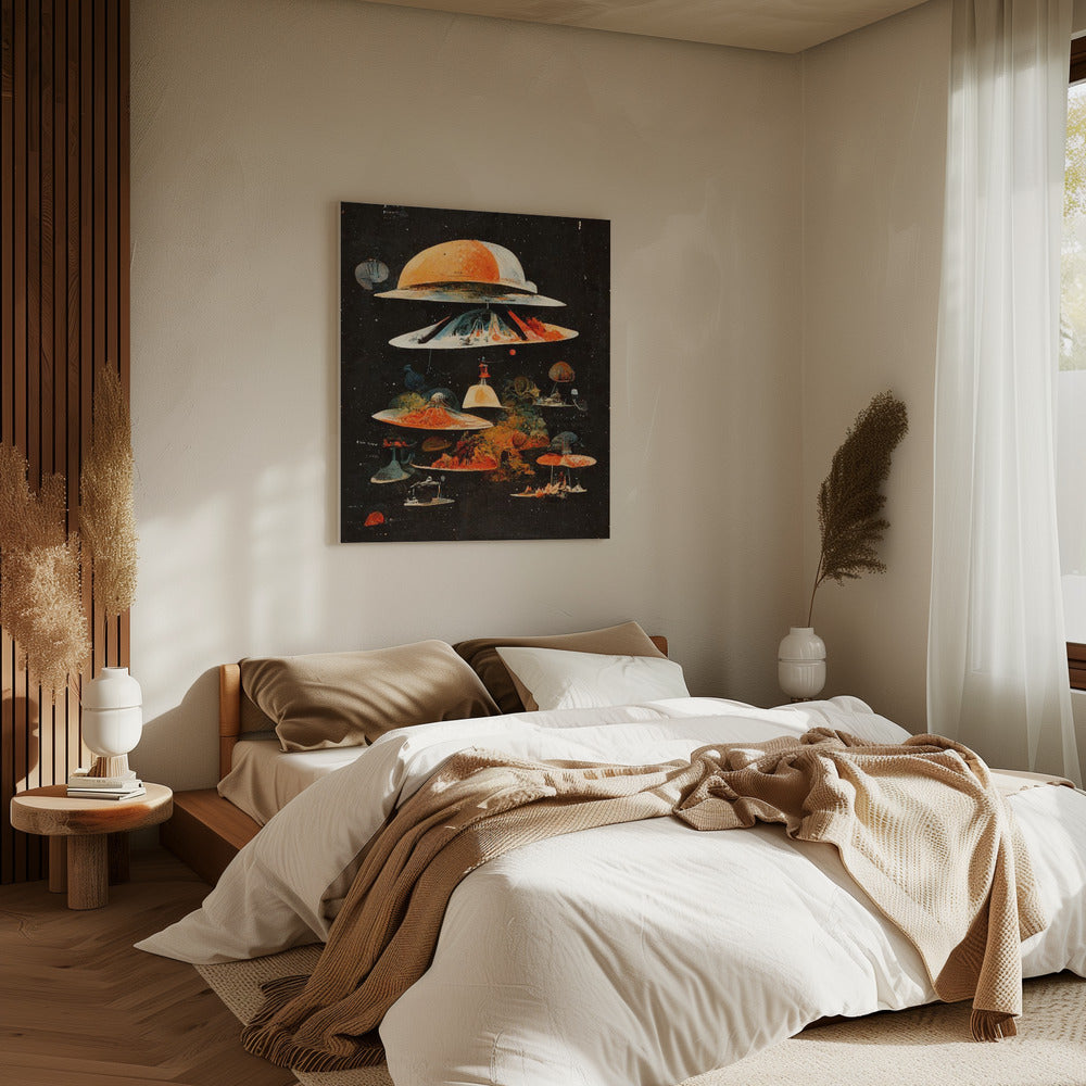 Himmlische Schichten | Leinwand