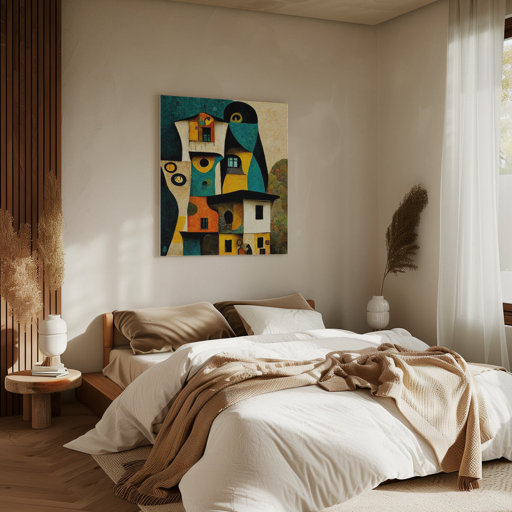 Whimsical Dwellings | Canvas