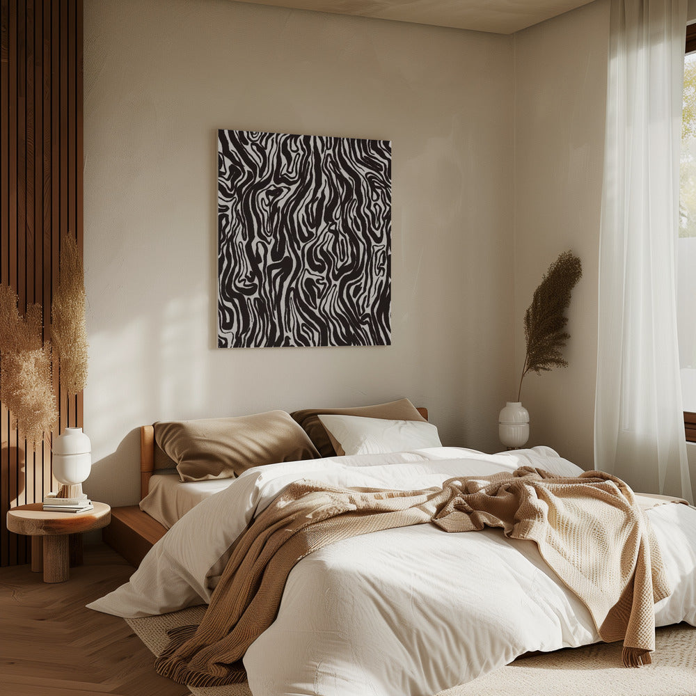 Zebrawellen | Leinwand
