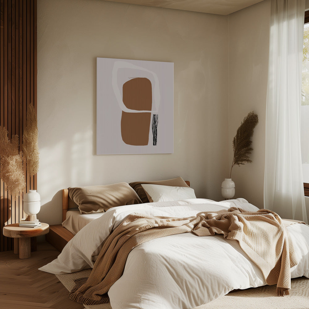 Minimalistische Essenz | Leinwand