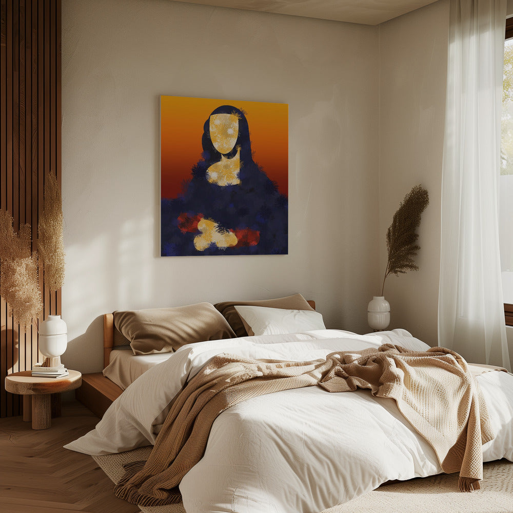 Pelzige Mona | Leinwand