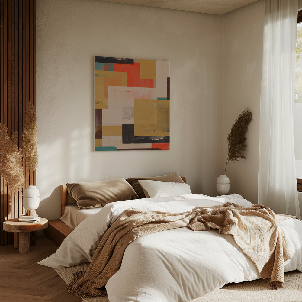 Layered Vibrance | Canvas