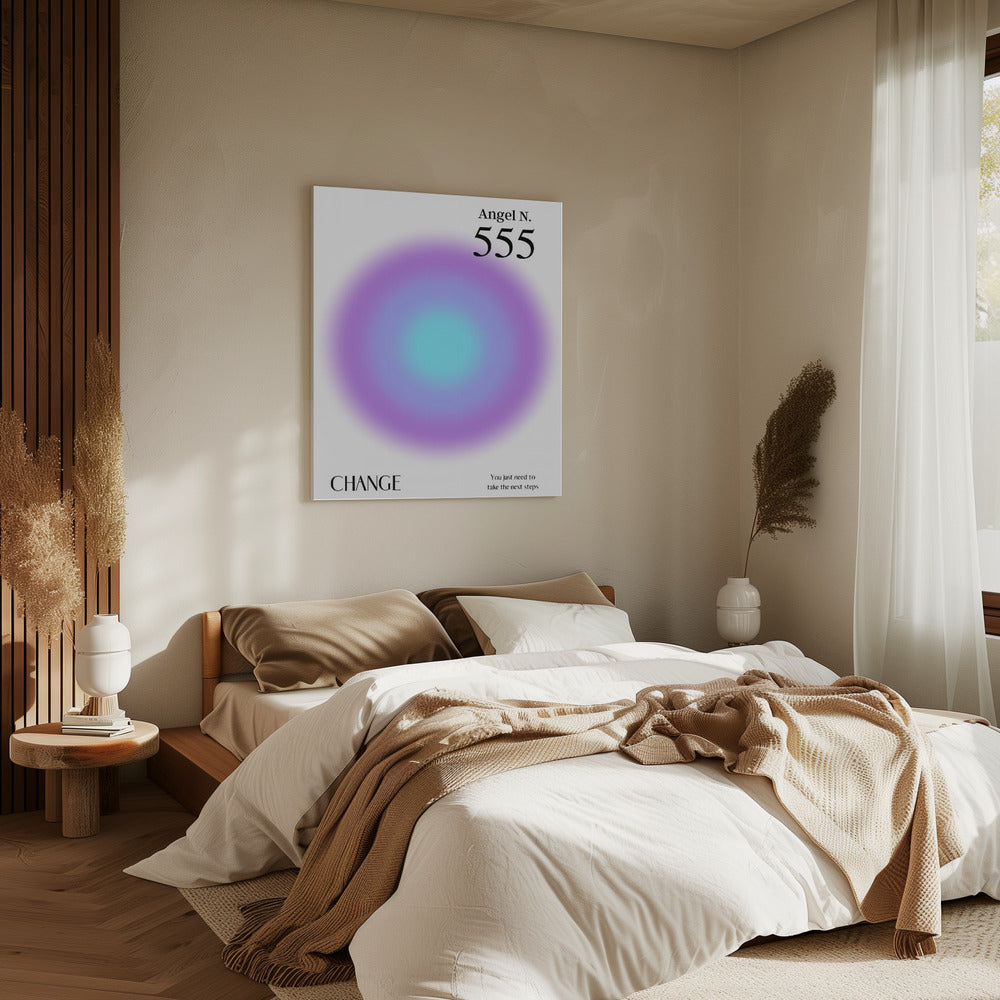 Engel Nummer 555 | Leinwand