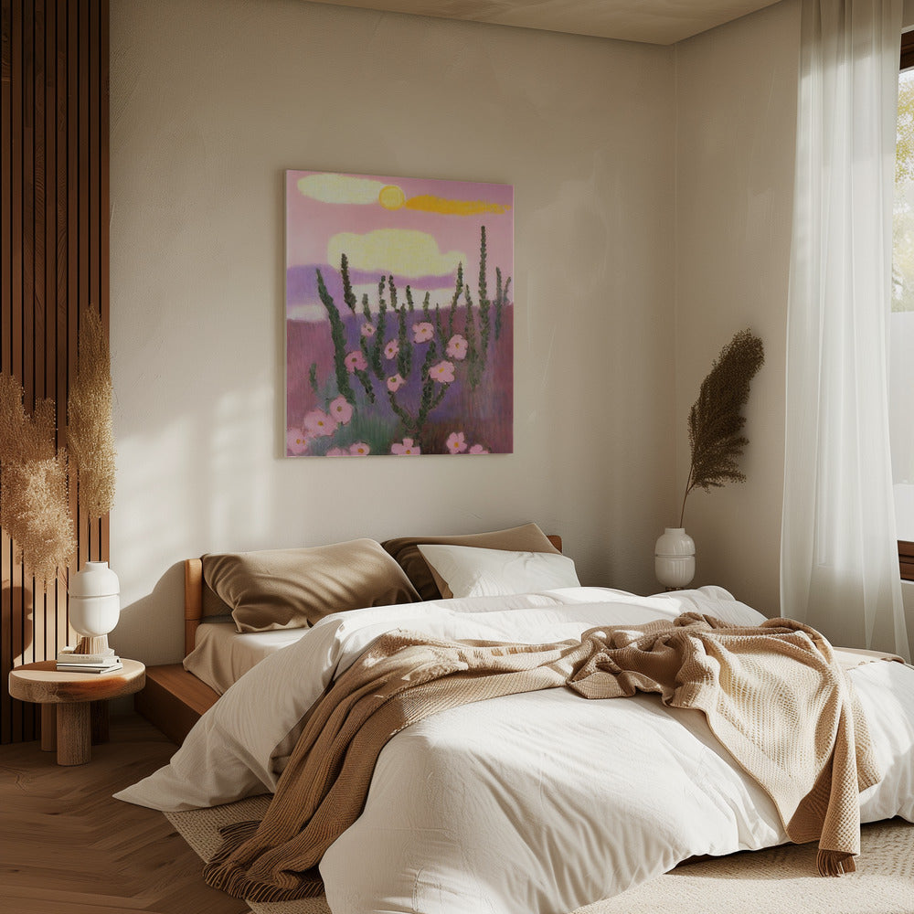Wüstenblüte Sonnenaufgang | Leinwand