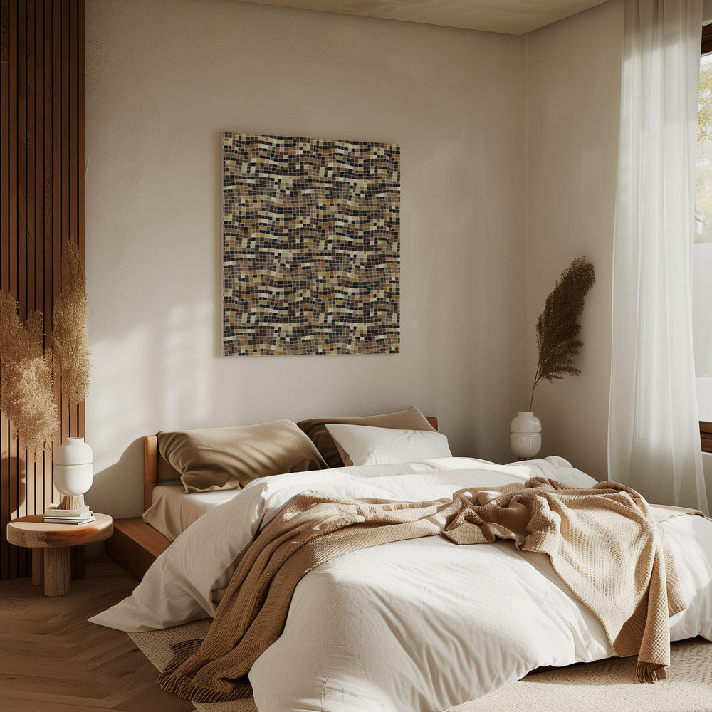 Mosaikwellen | Leinwand