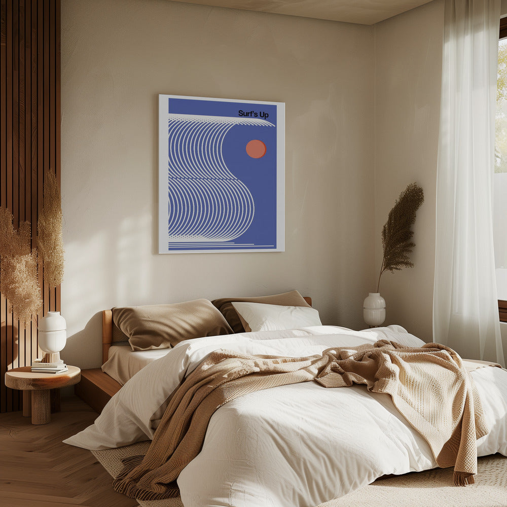 Surf's Up Blue | Canvas