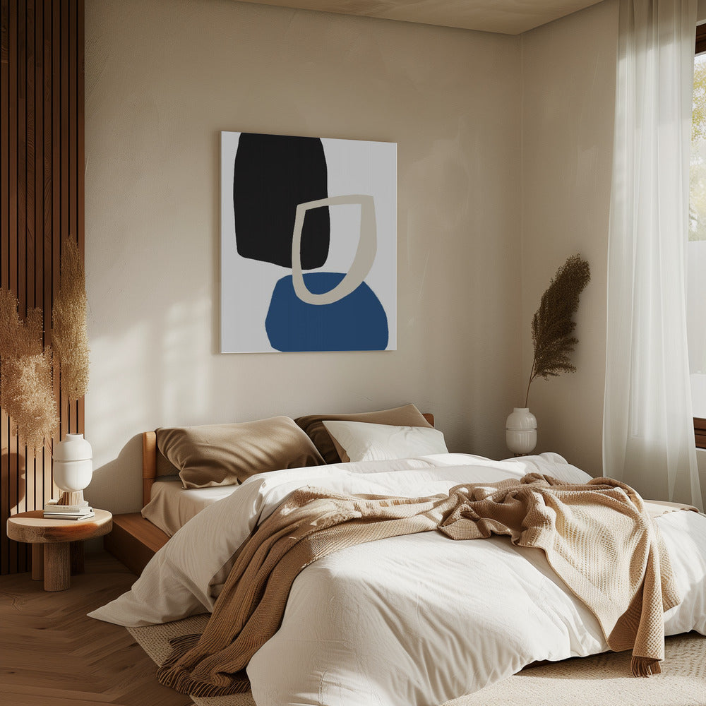 Bunte, kräftige geometrische Formen | Leinwand