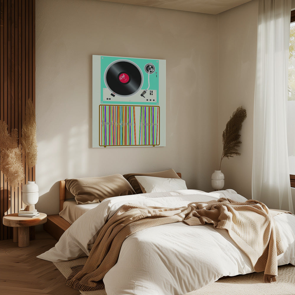 Vinyl-Stapel | Leinwand