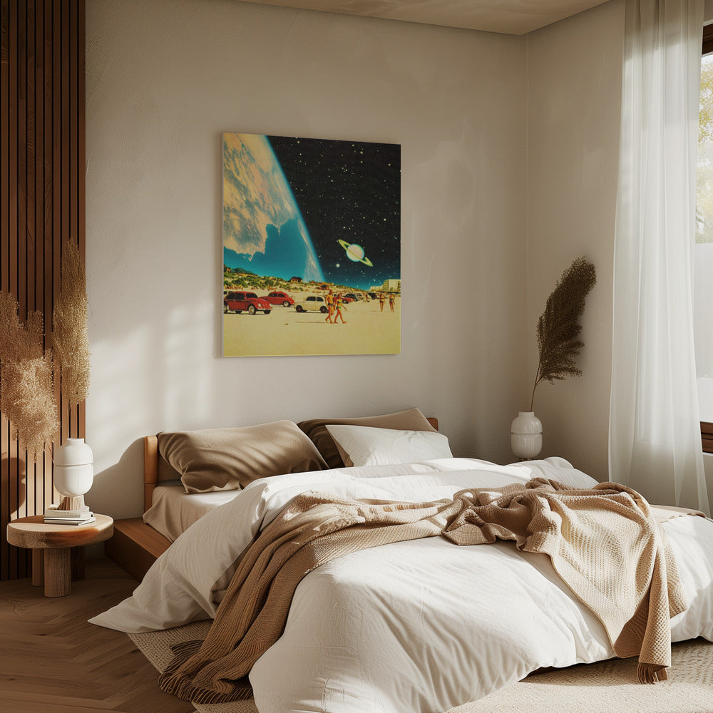Galaxie Strand | Leinwand