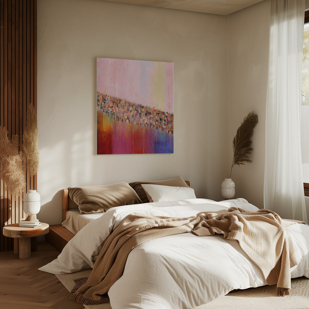 Bunte Kaskade | Leinwand