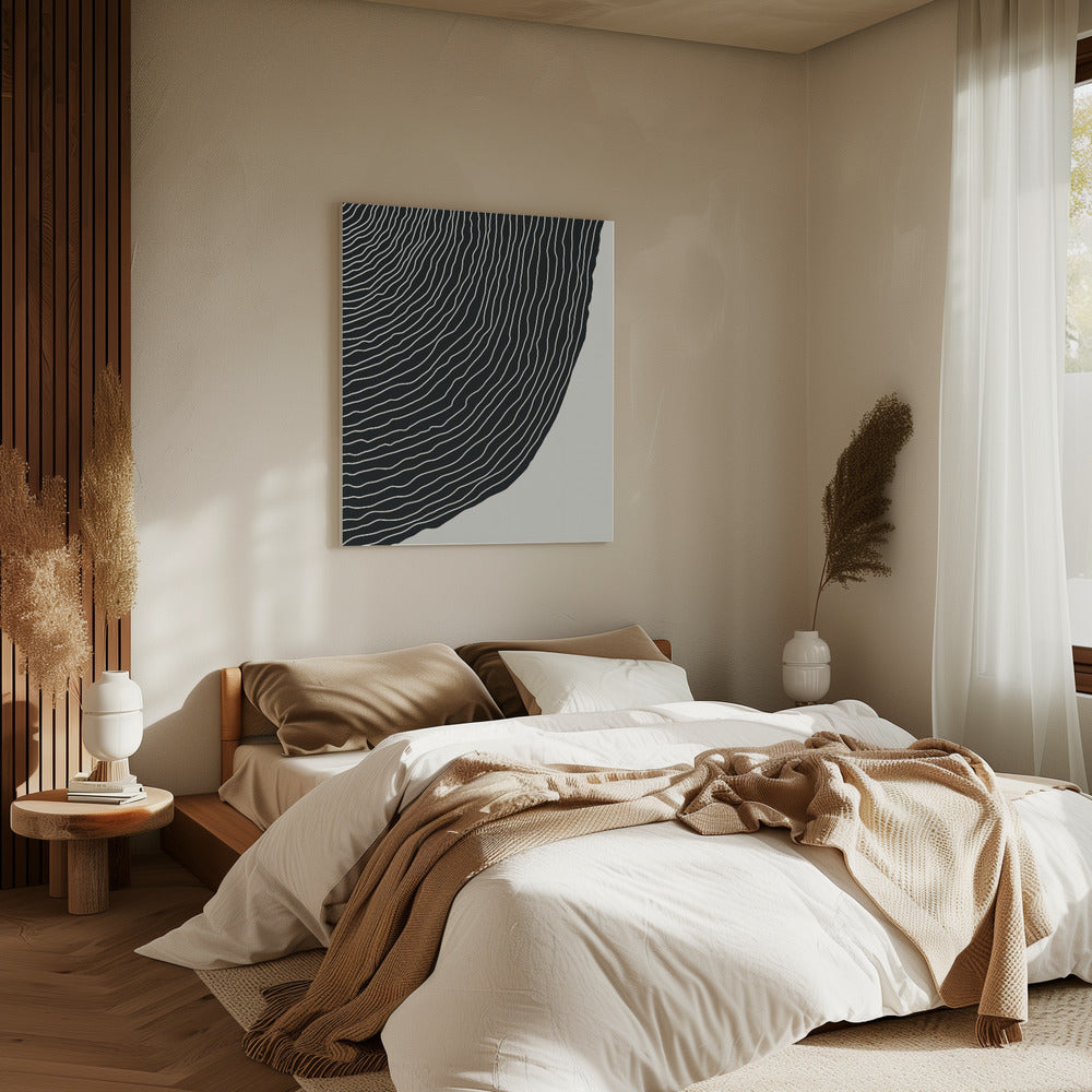 Minimalistisches Liniendesign #1 | Leinwand